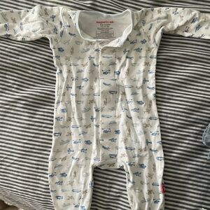 Magnetic Me Airplane Onesie Pajamas